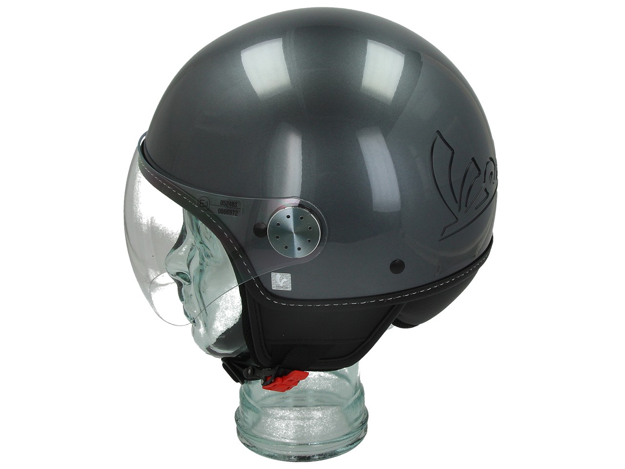 Vespa Jethelm Visor 3.0 Grau Travolgente (G03)