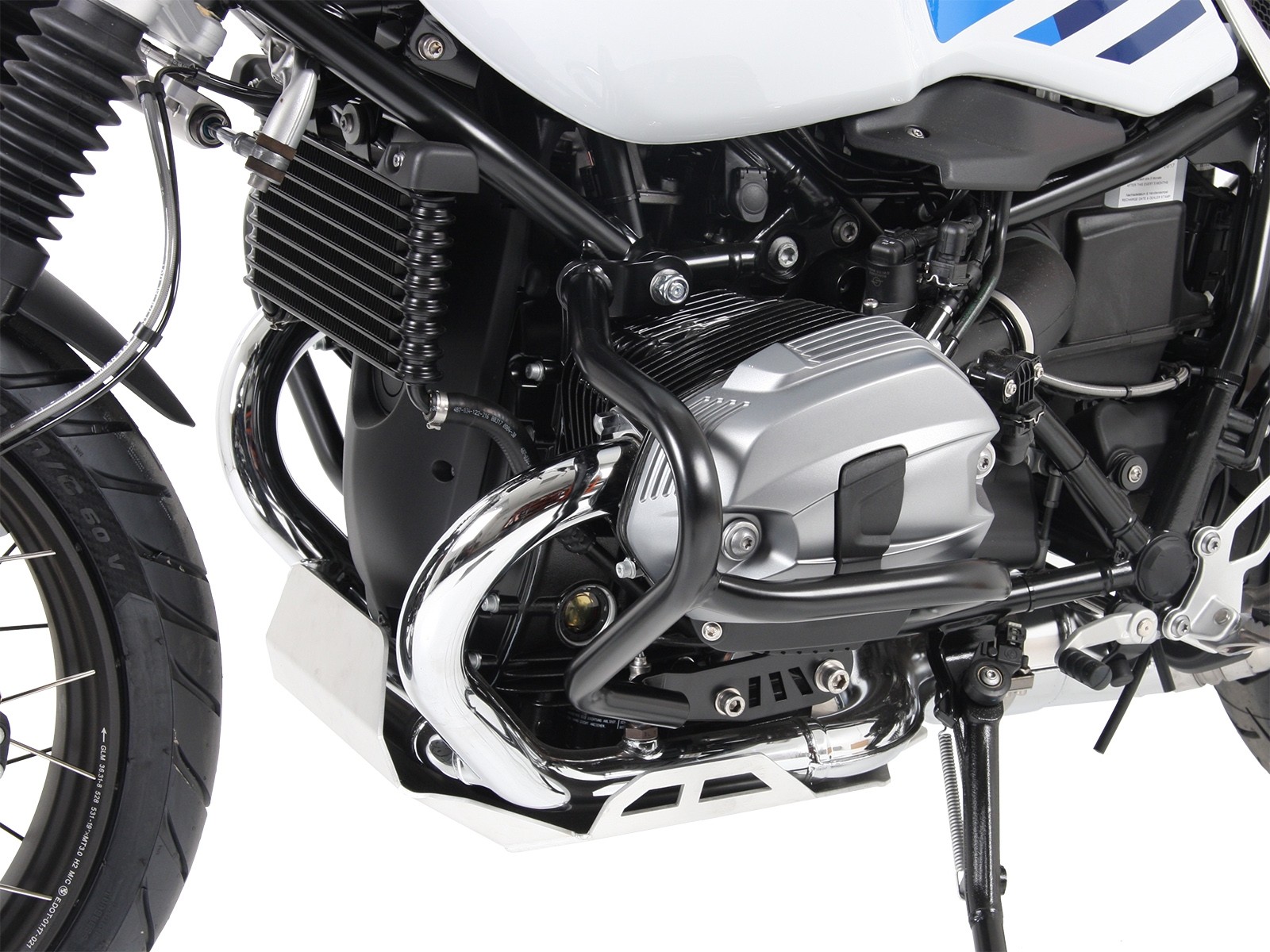 Motorschutzbügel silber für BMW R nineT Urban G/S (17-23) Hepco & Becker