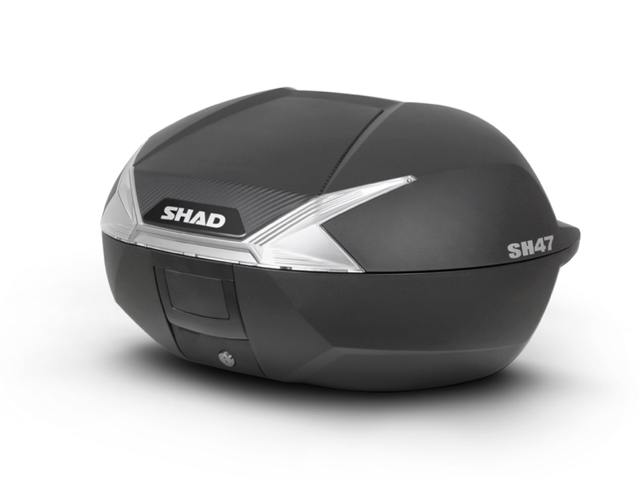 Shad Top Case SH47 mit weißem Reflektor, 47l