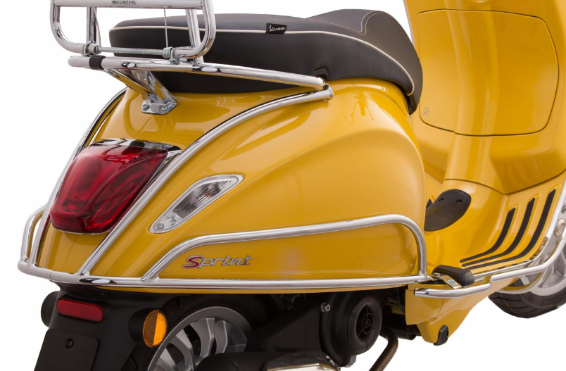 Sturzbügel Seitenhaube für Vespa Primavera/​Sprint/Elettrica 50-150ccm, chrom