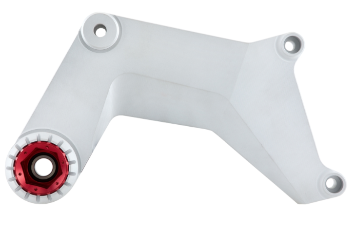 Schwingarm für Rennauspuff, hinten für Vespa GTS/​GTS Super/​GTV/​GT 60/​GT/​GT L ohne ABS, silber
