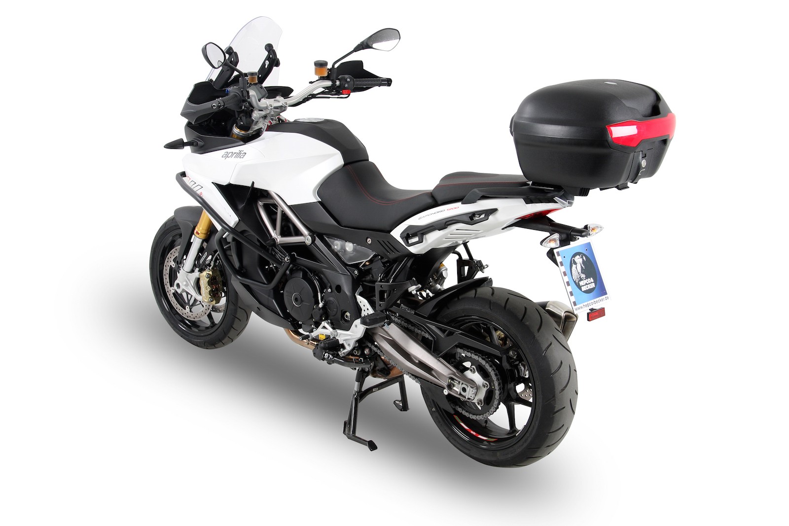 Alurack Topcase-Träger schwarz für Aprilia Caponord 1200 (Bj.13-16) Hepco & Becker