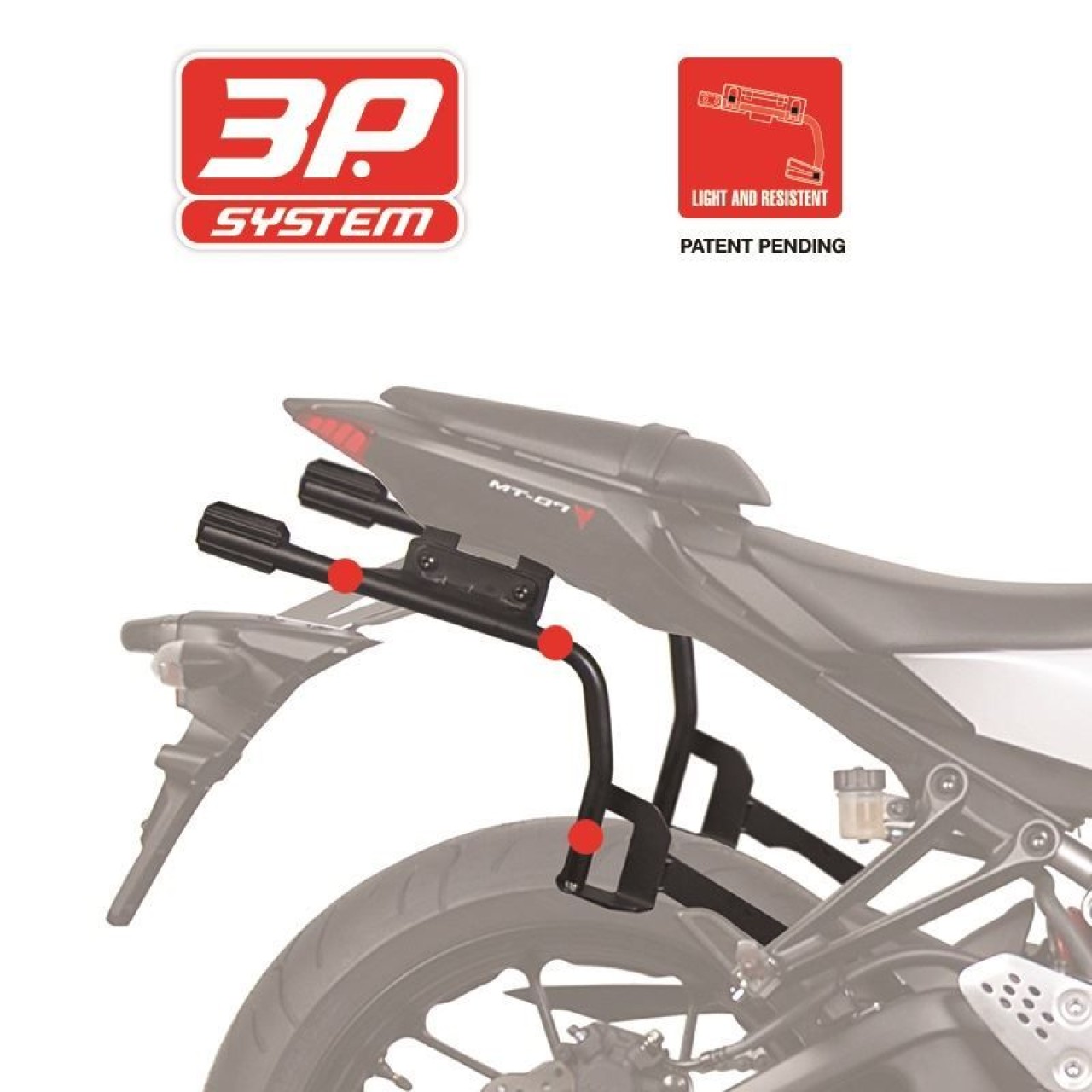 Shad Seitenkofferträger 3P System schwarz lackiert für BMW G 310 R / GS (17-25)