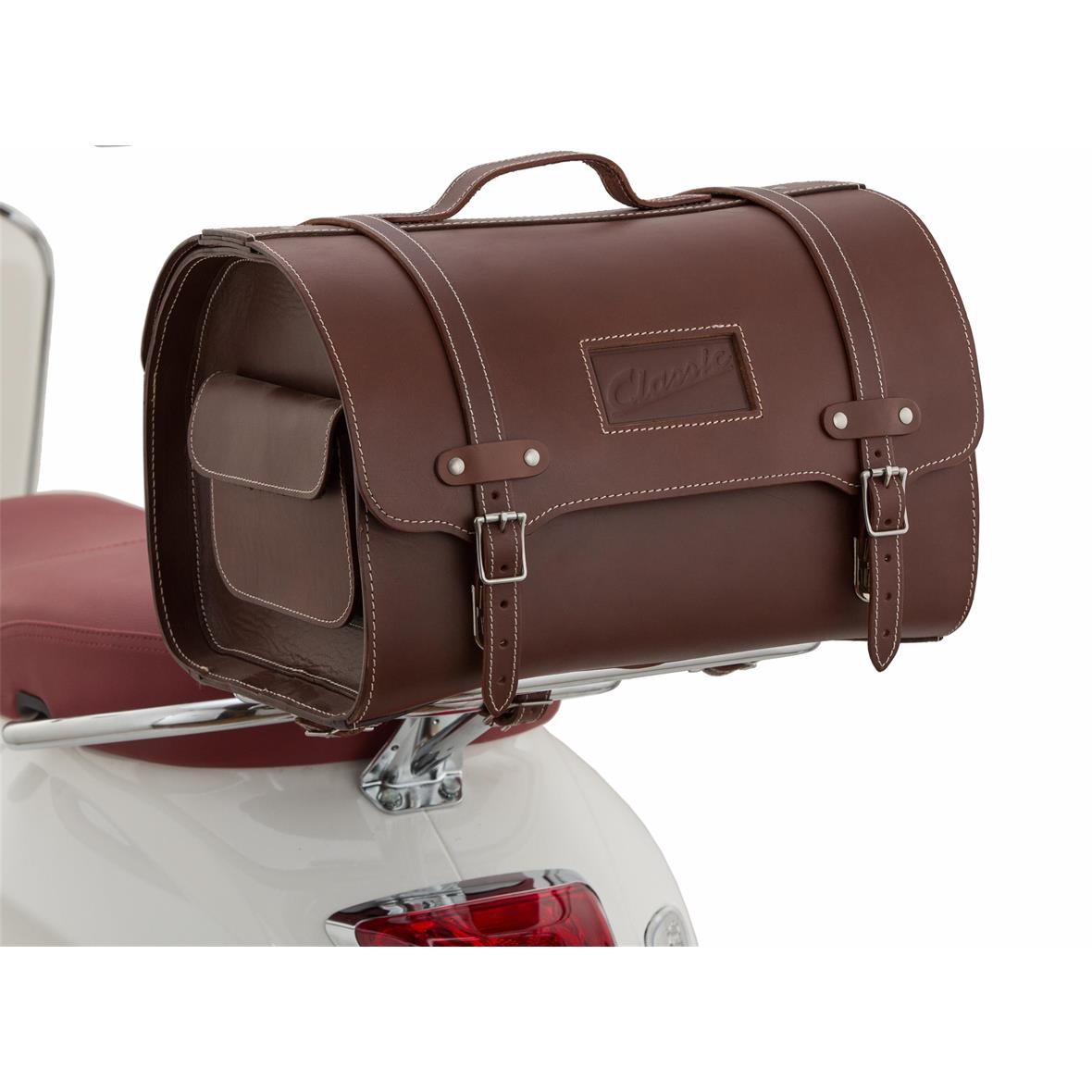 Lederkoffer "Classic" für Vespa - braun