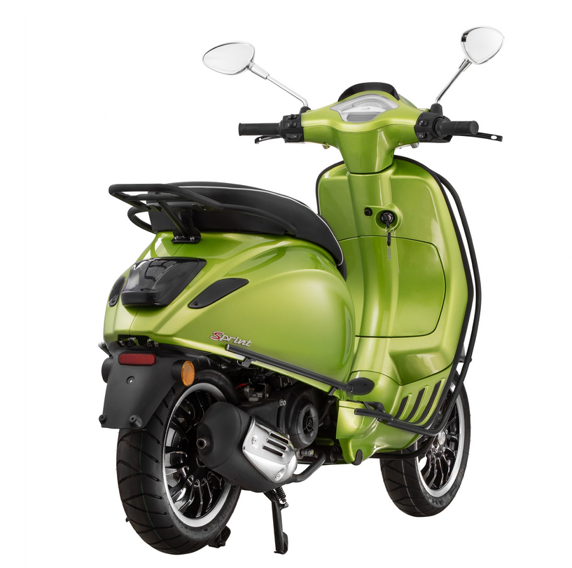 Gepäckbrücke hinten für Vespa Primavera /​Sprint /​Elettrica 50-150ccm, schwarz matt