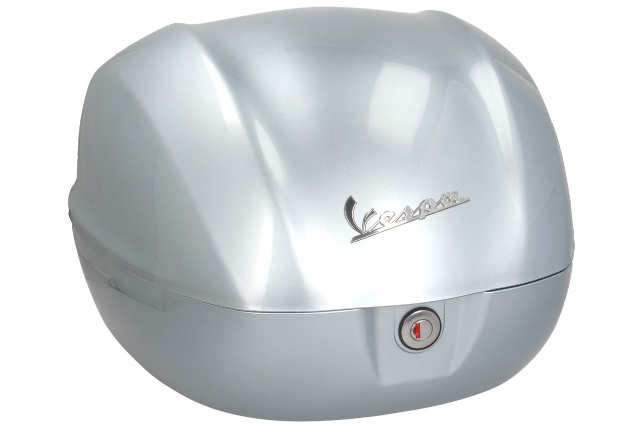 Original Topcase für Vespa Primavera - (G01) metallic grey lucido
