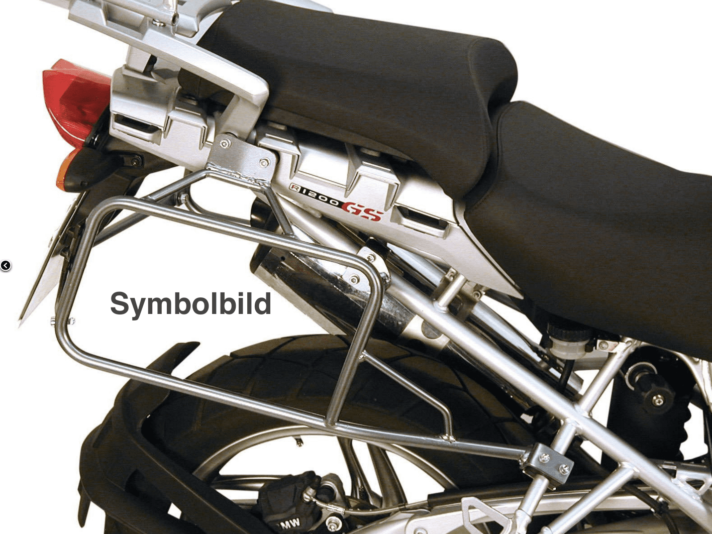 Seitenkofferträger festverschraubt schwarz für BMW R 1200 GS (04-12) Hepco & Becker
