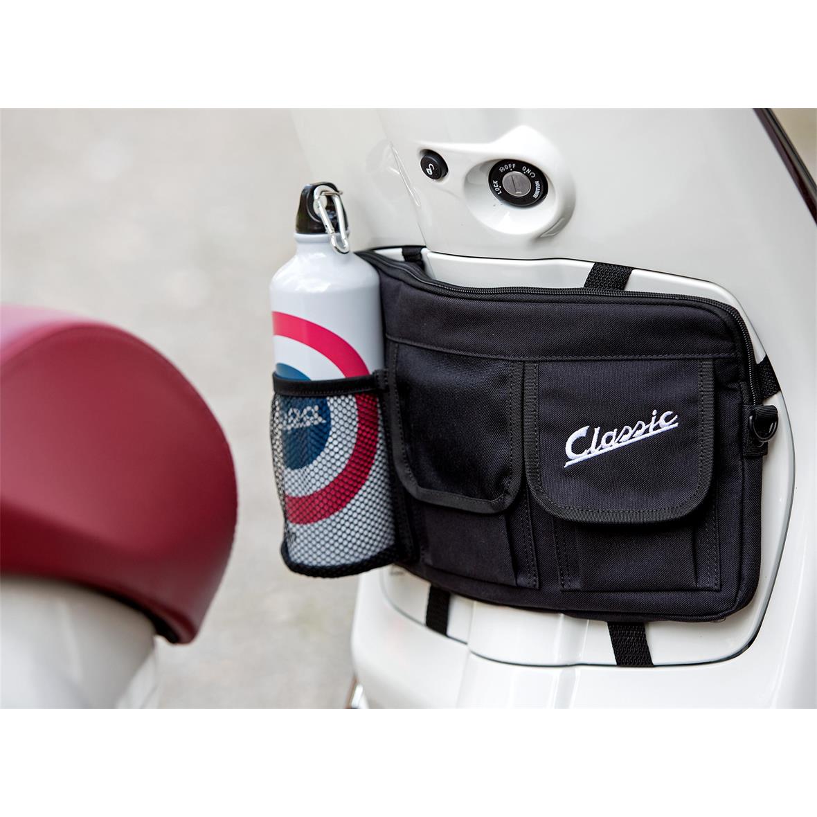 Tasche "Classic" für Gepäckfach/Handschuhfach Vespa - schwarz, Nylon