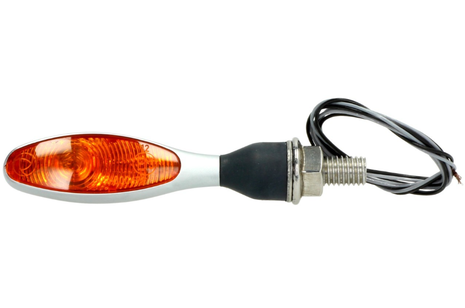 Kellermann Blinker, Micro 1000 Halogen, Stahl, Halogen, HR/HL, 12 V, 6 W, chrom matt, M8x20
