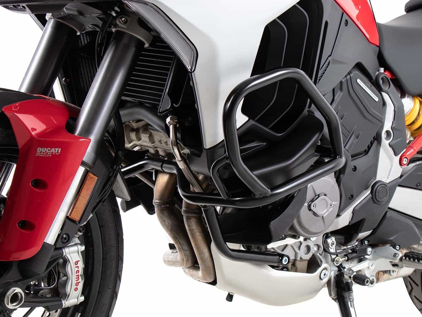 Motorschutzbügel schwarz für Ducati Multistrada V4 /S /Pikes Peak /Rally /RS (25-) Original