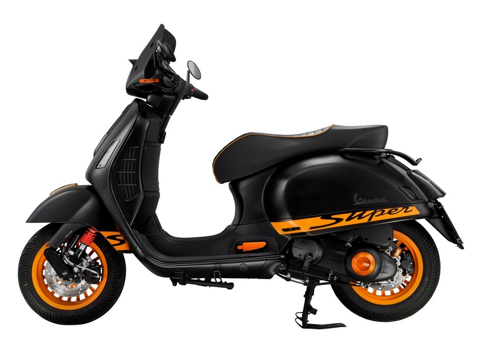 Abdeckung Variodeckel für Vespa, orange matt