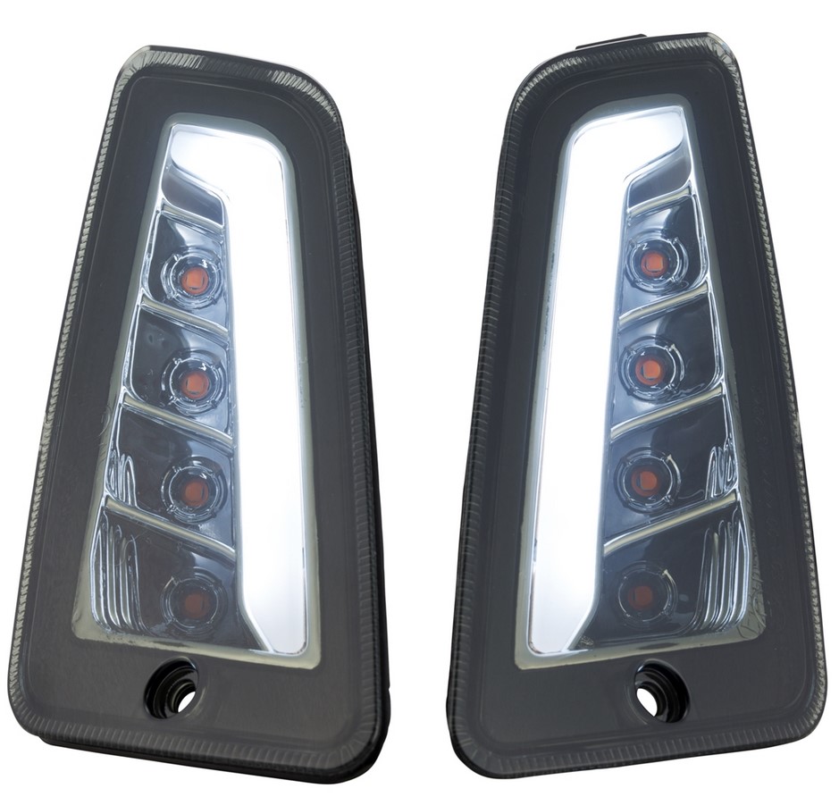 Blinker Kit vorne links/rechts für Vespa GTS/​GTS Super/​GTV/​GT 60/​GT/​GT L ('03-'13), getönt
