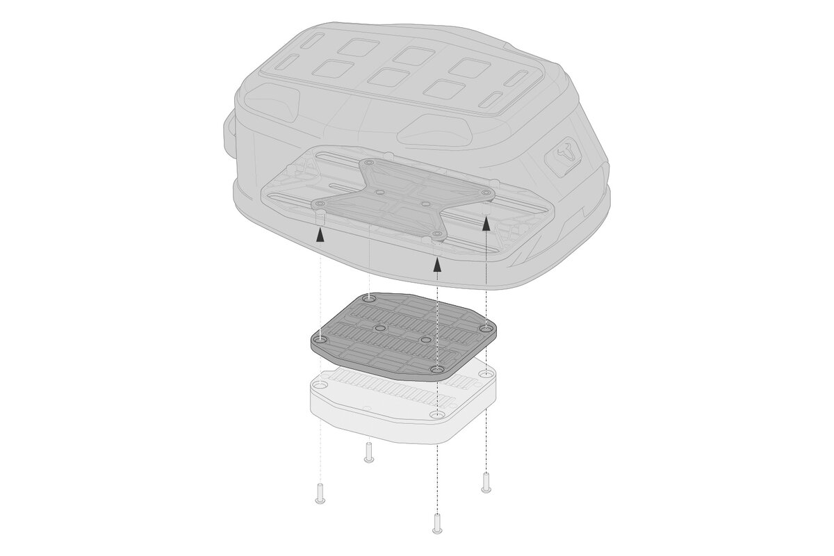 SW-Motech Erhöhungselement für SW-Motech PRO Tankring für Erhöhung um 12 mm Original