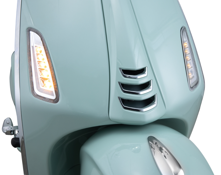 Blinker Kit vorne links/rechts für Vespa Primavera/​Sprint 50ccm 2T/​4T, klar