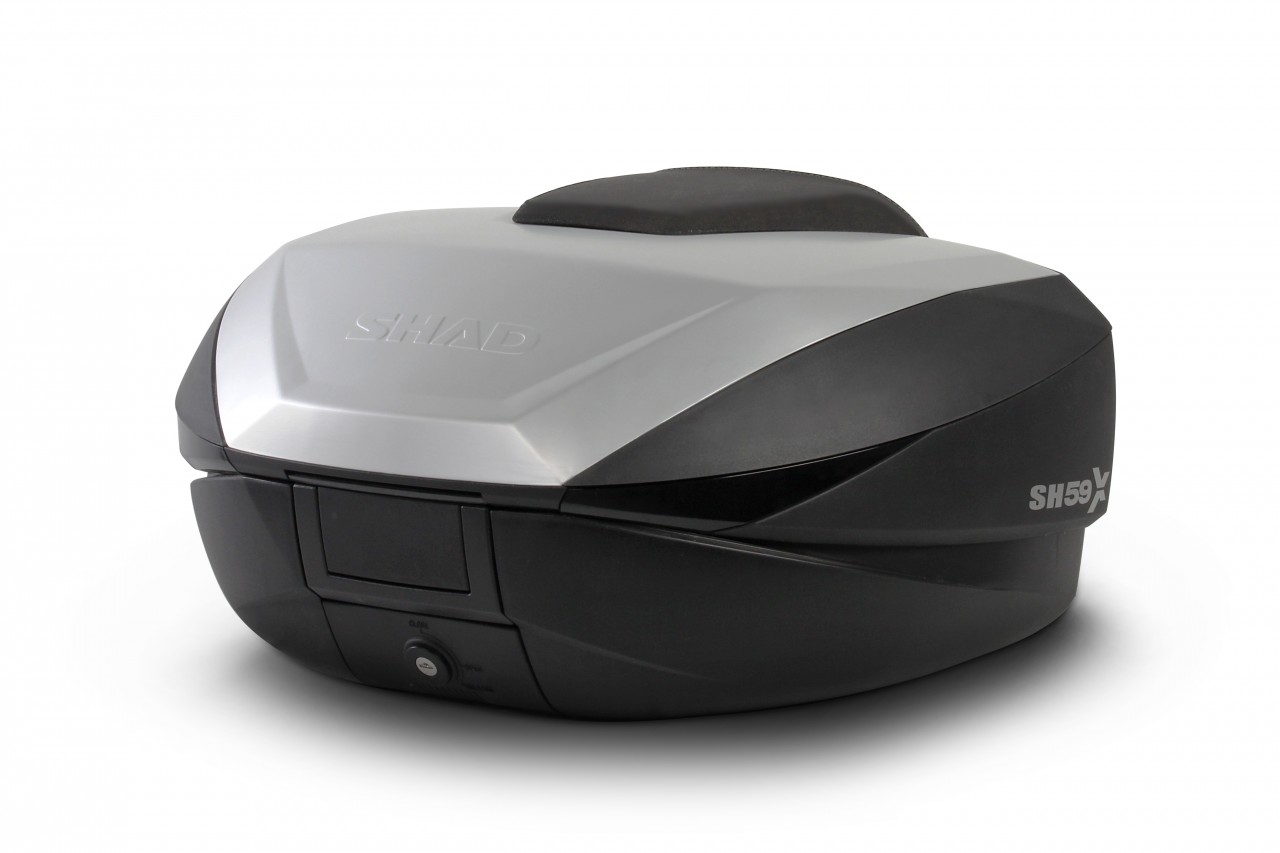 Shad Top Case SH59X, schwarz mit Aluminiumdeckel, 58l