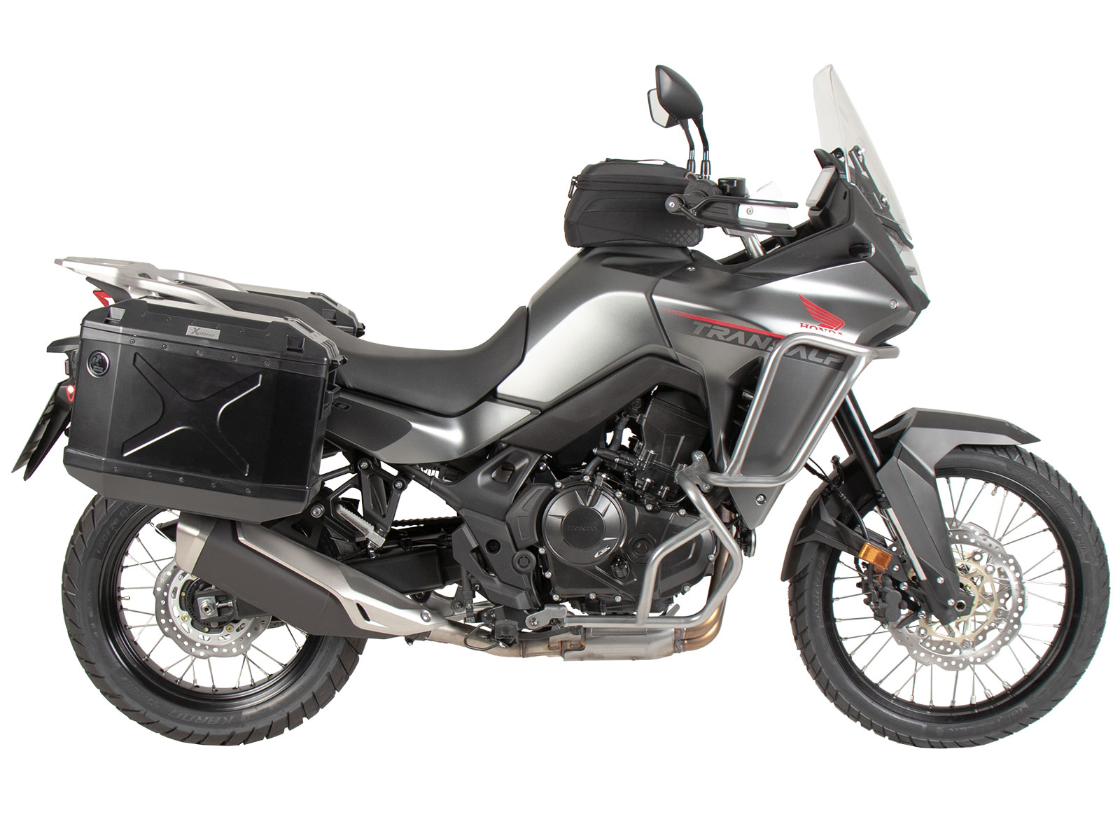 Seitenkofferträger festverschraubt schwarz für Honda XL 750 Transalp / E-Clutch (25-) Hepco & Becker