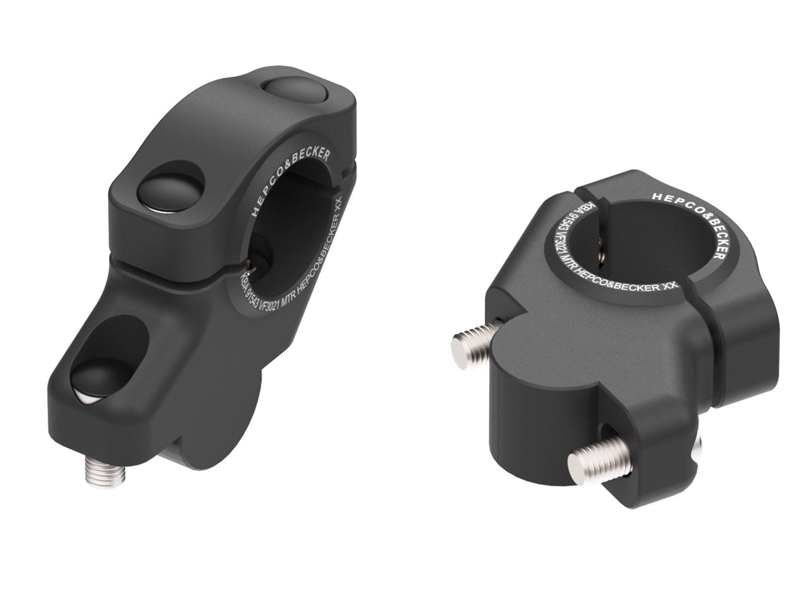 Lenkererhöhung H=30 mm mit Versatz 21 mm zurück für Aprilia RSV Mille/Tuono (06-08)