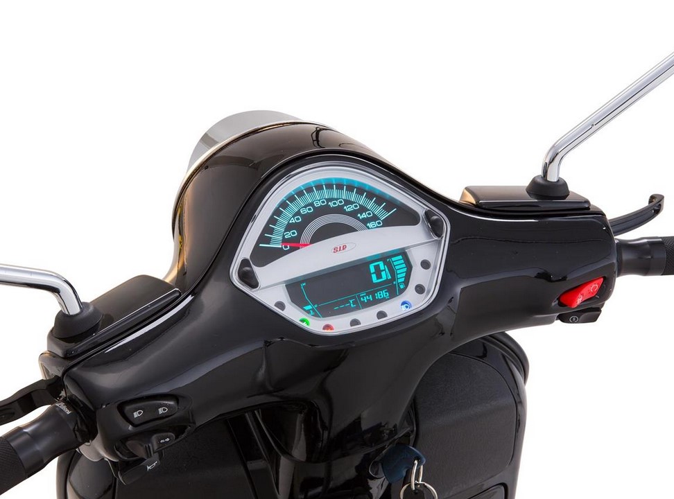 Drehzahlmesser/Tacho für Vespa GTS/​GTS Super 125-300ccm ('14-'16), silber