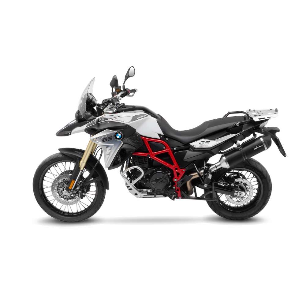 LeoVince Auspuffanlage LV One Evo für BMW F 700 GS /F 800 GS, Carbon, slip on, E-Gutachten