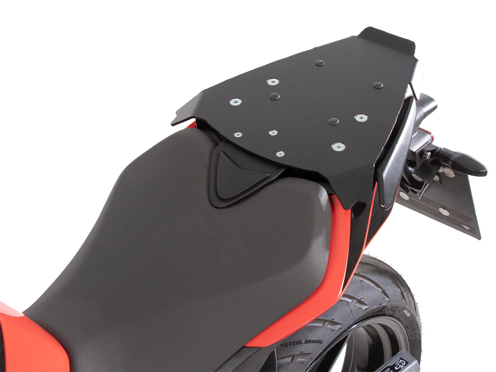 Sportrack festverschraubt schwarz für Aprilia Tuono 457 (25- ) Hepco & Becker