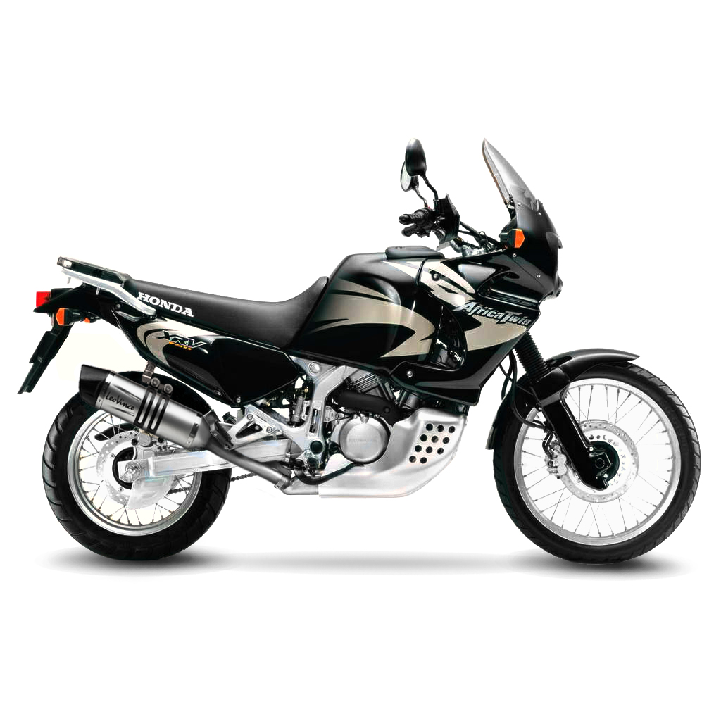 LeoVince Auspuffanlage SBK LV One Evo 2, Edelstahl, Slip On für Honda XVR 750 Africa Twin (Bj.95-05)