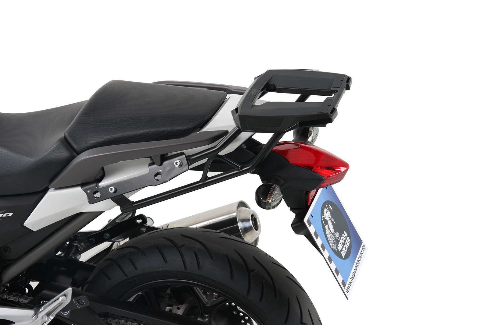 Alurack Topcase-Träger schwarz für Honda NC 700 S (12-13) /750 S/DCT (14-20) Hepco & Becker