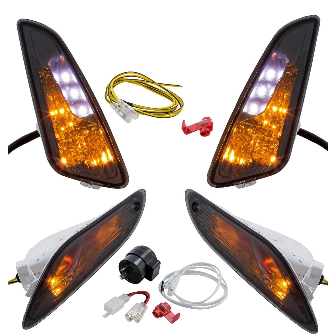 Blinker-Set LED getönt für Vespa Primavera/​Sprint 50ccm 2T/​4T
