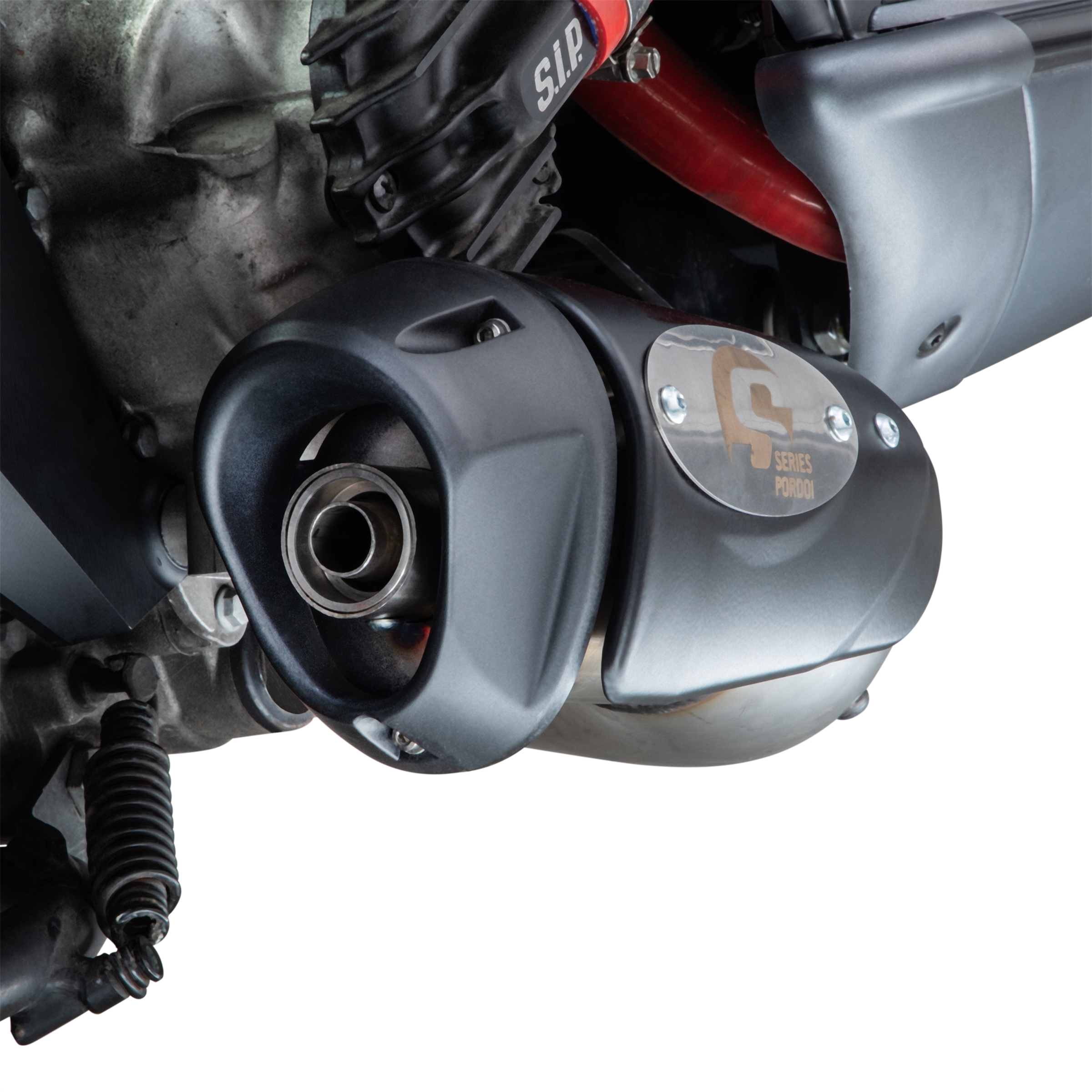 Rennauspuff für Vespa GTS/​GTS Super/​GTV/​GT 60 125-300ccm i.e., 4T, LC, Edelstahl