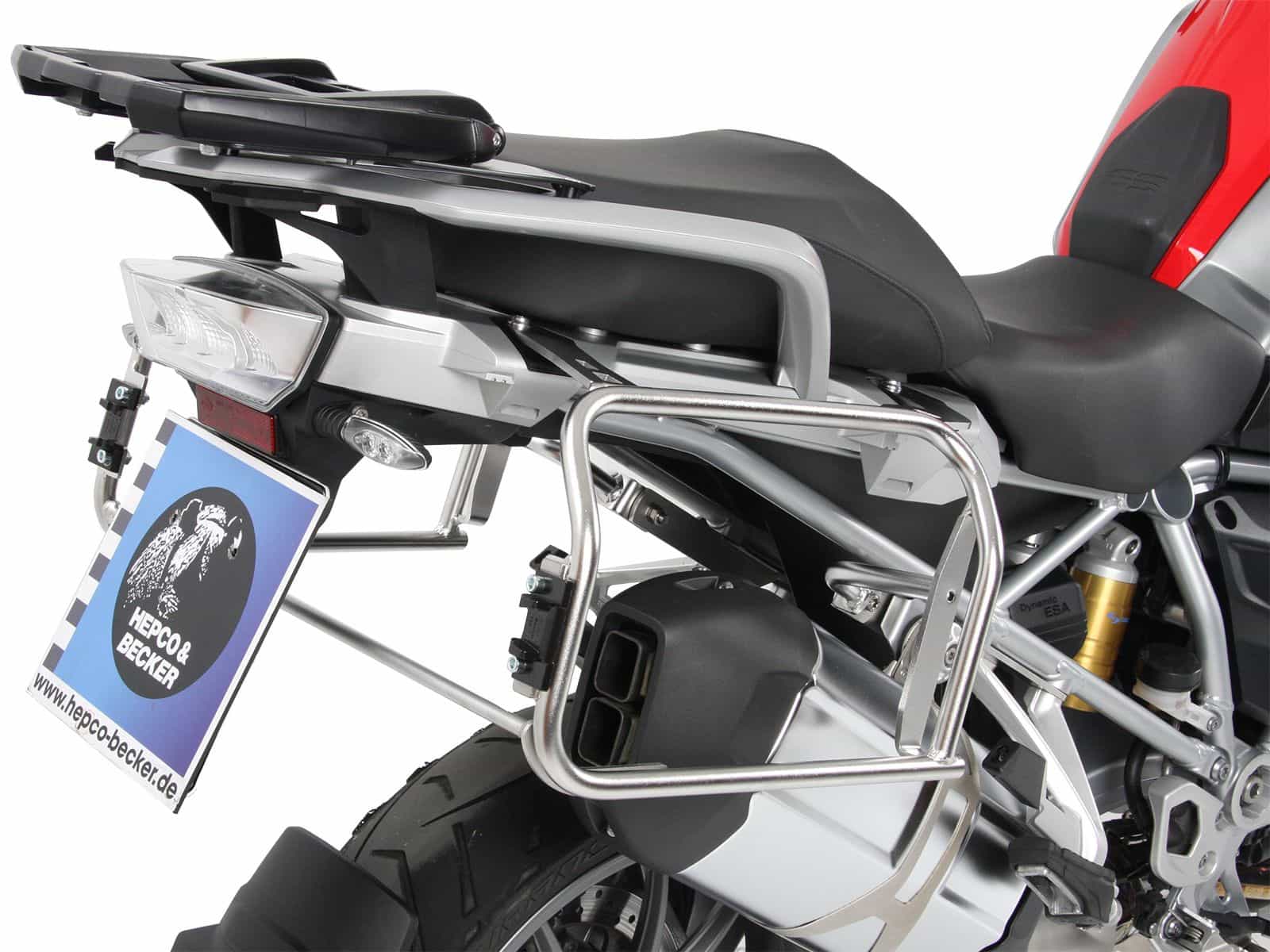 Kofferträgerset Cutout Träger inkl. Kofferset Xplorer Cutout schwarz für BMW R 1200 GS LC Adventure
