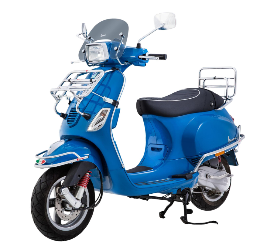 Gepäckträger vorne für Vespa S 50-150ccm, klappbar, chrom