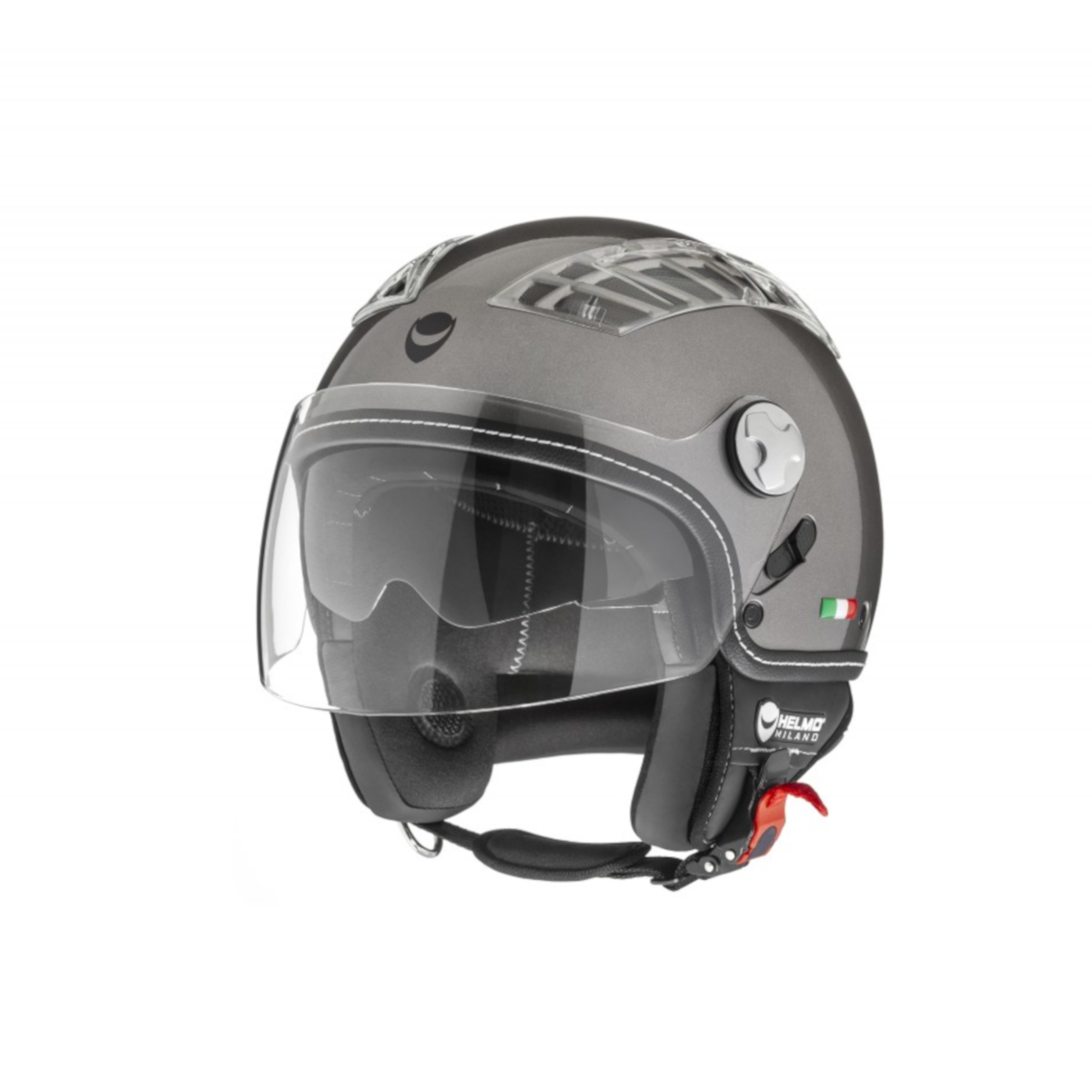 Helmo Milano Demi Jet, Turbine, grau