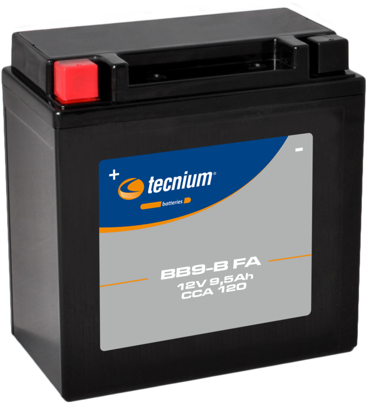 Tecnium Wartungsfreie Batterie Werkseitig aktiviert - BB9-B
