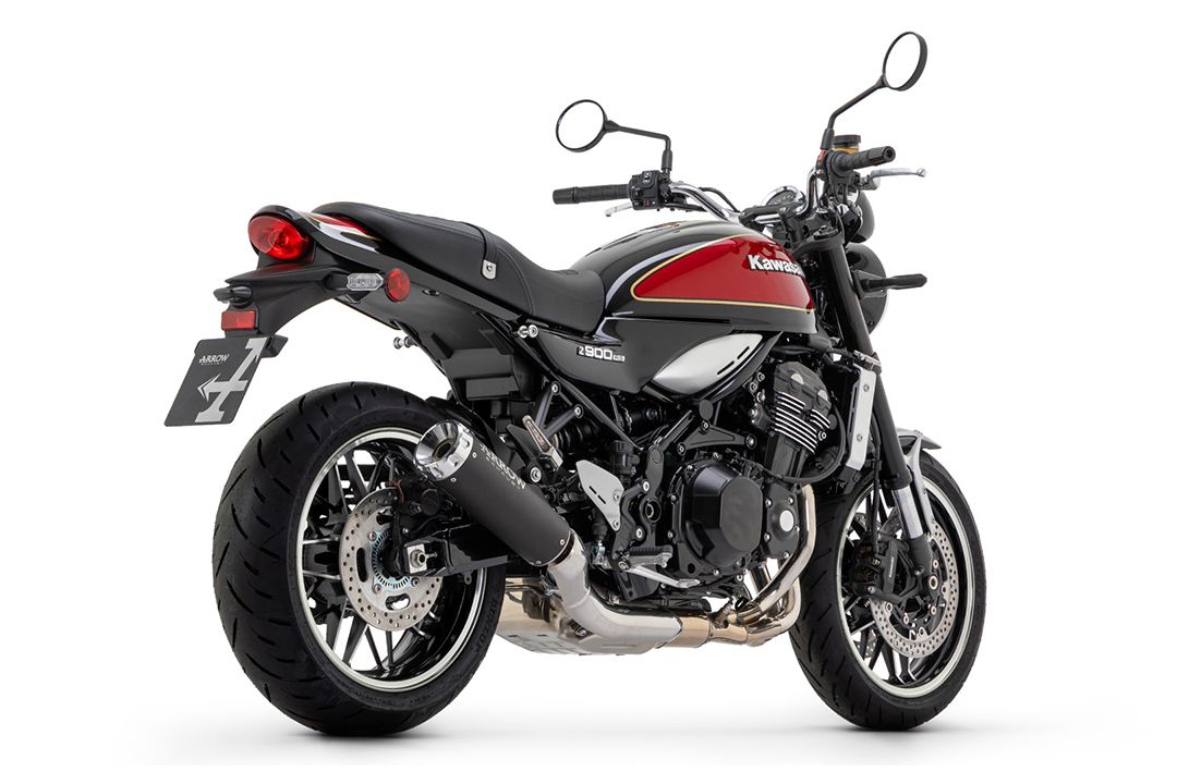 ARROW Auspuff DARK REBEL für Kawasaki Z 900 RS (18-)