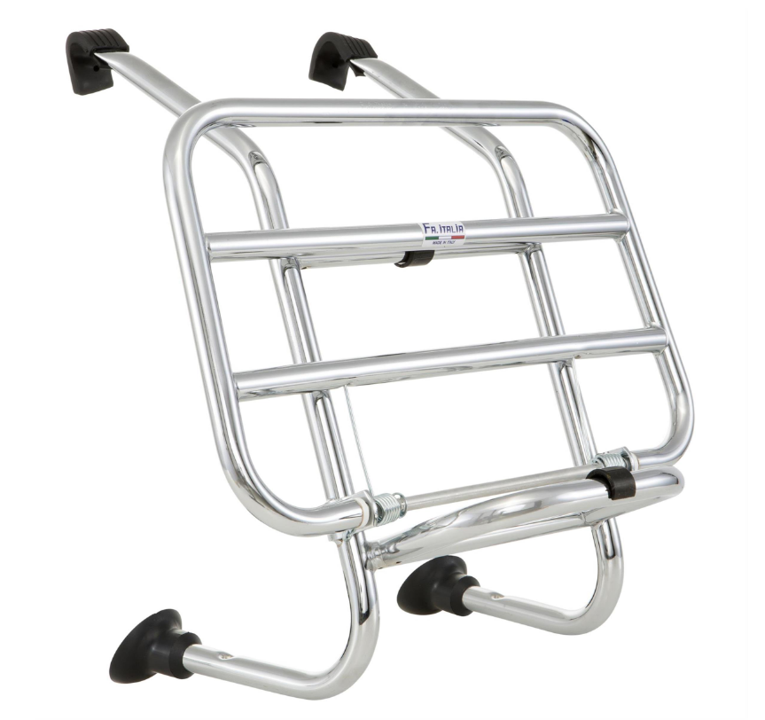 Gepäckträger vorne für Vespa PX 80-200ccm, klappbar, chrom