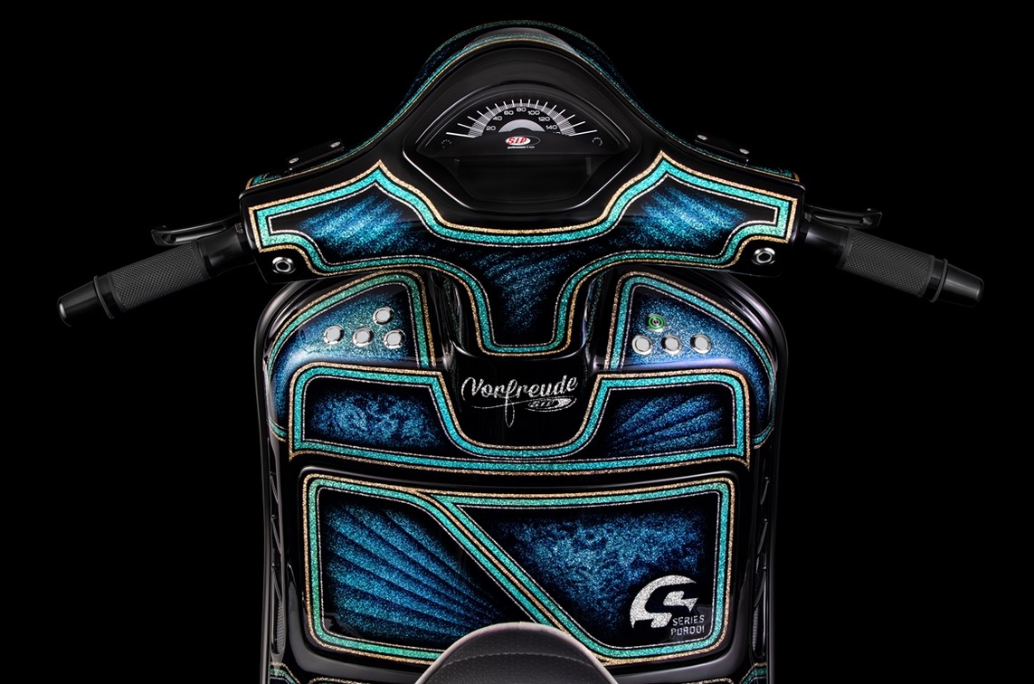 Drehzahlmesser/Tacho für Vespa GTS/​GTS Super 300ccm FL ('14-), carbon-look