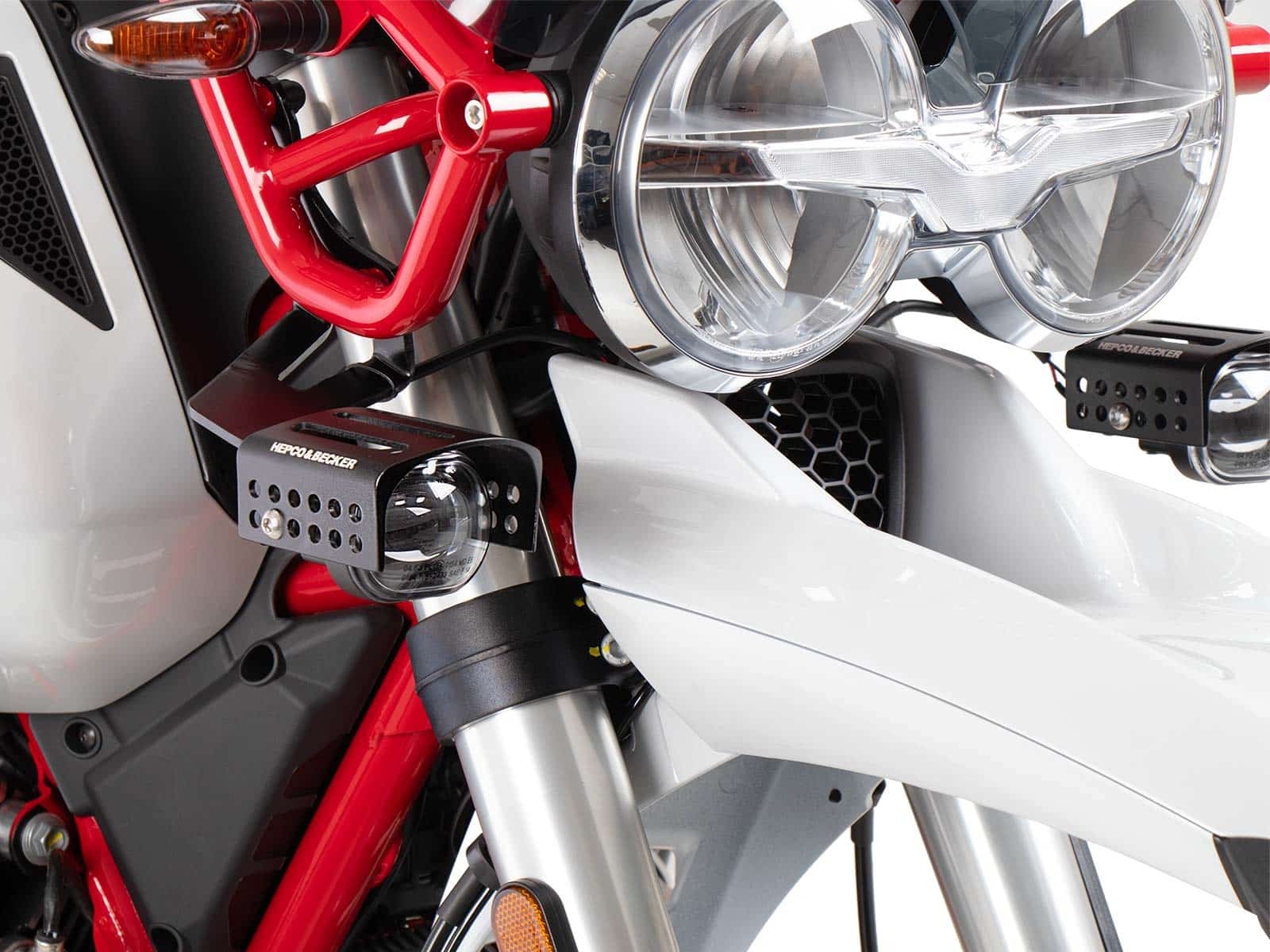 Zusatzscheinwerfer für Moto Guzzi V85 TT Hepco & Becker