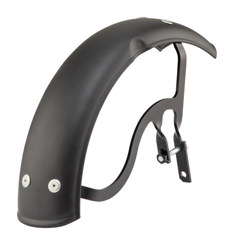 Kotflügel Garelli für Vespa PX 80-200ccm, Metall, schwarz matt