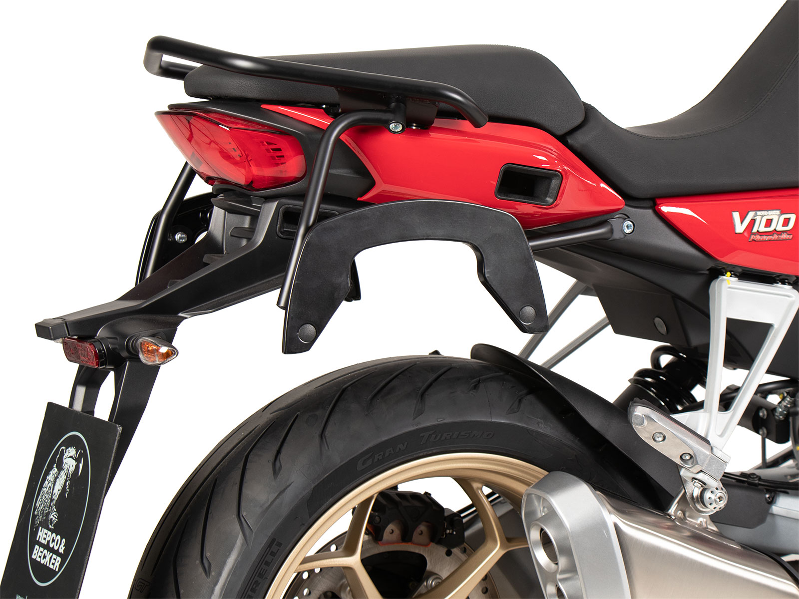C-Bow Seitenträger für Moto Guzzi V 100 Mandello Hepco & Becker