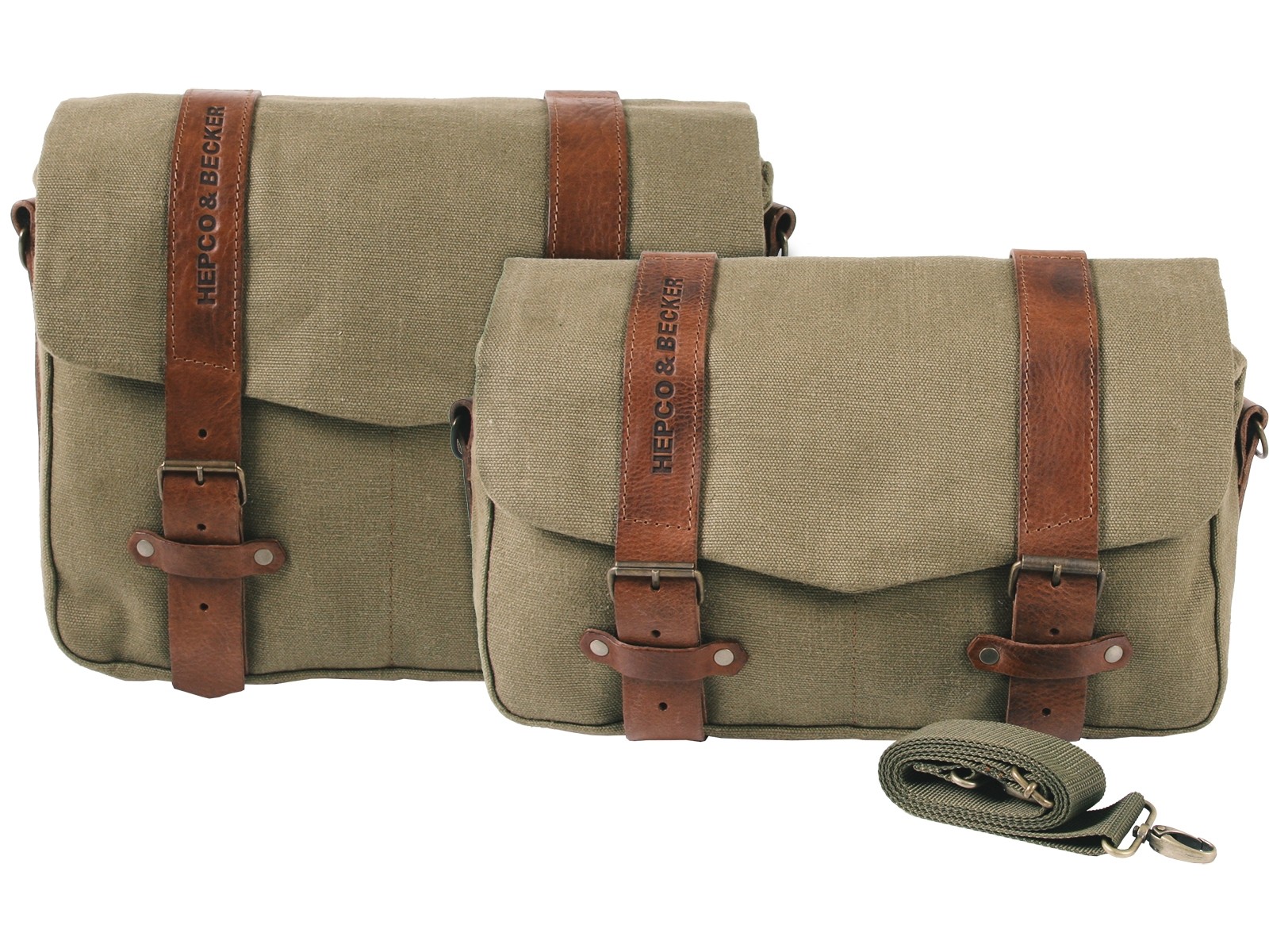 LEGACY Kuriertaschenset M/L grün für C-Bow Träger Hepco & Becker