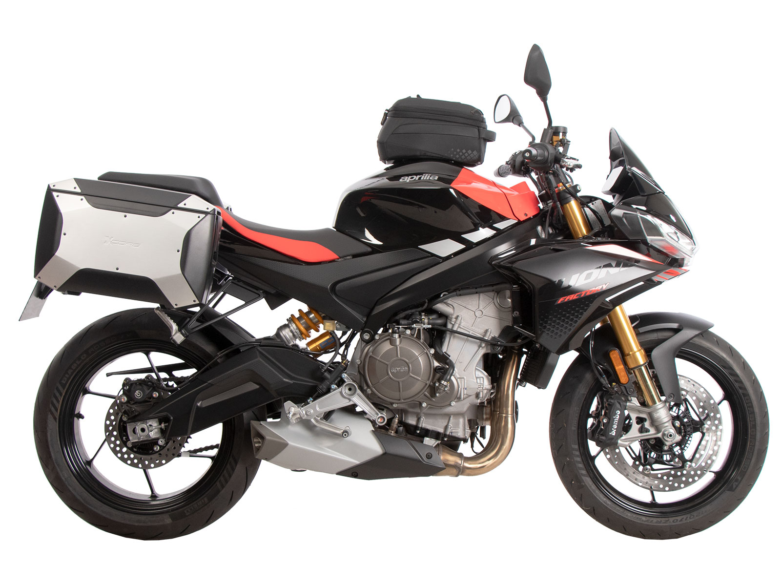 C-Bow Seitenträger schwarz für Aprilia Tuono 660 Factory (22-) Hepco & Becker