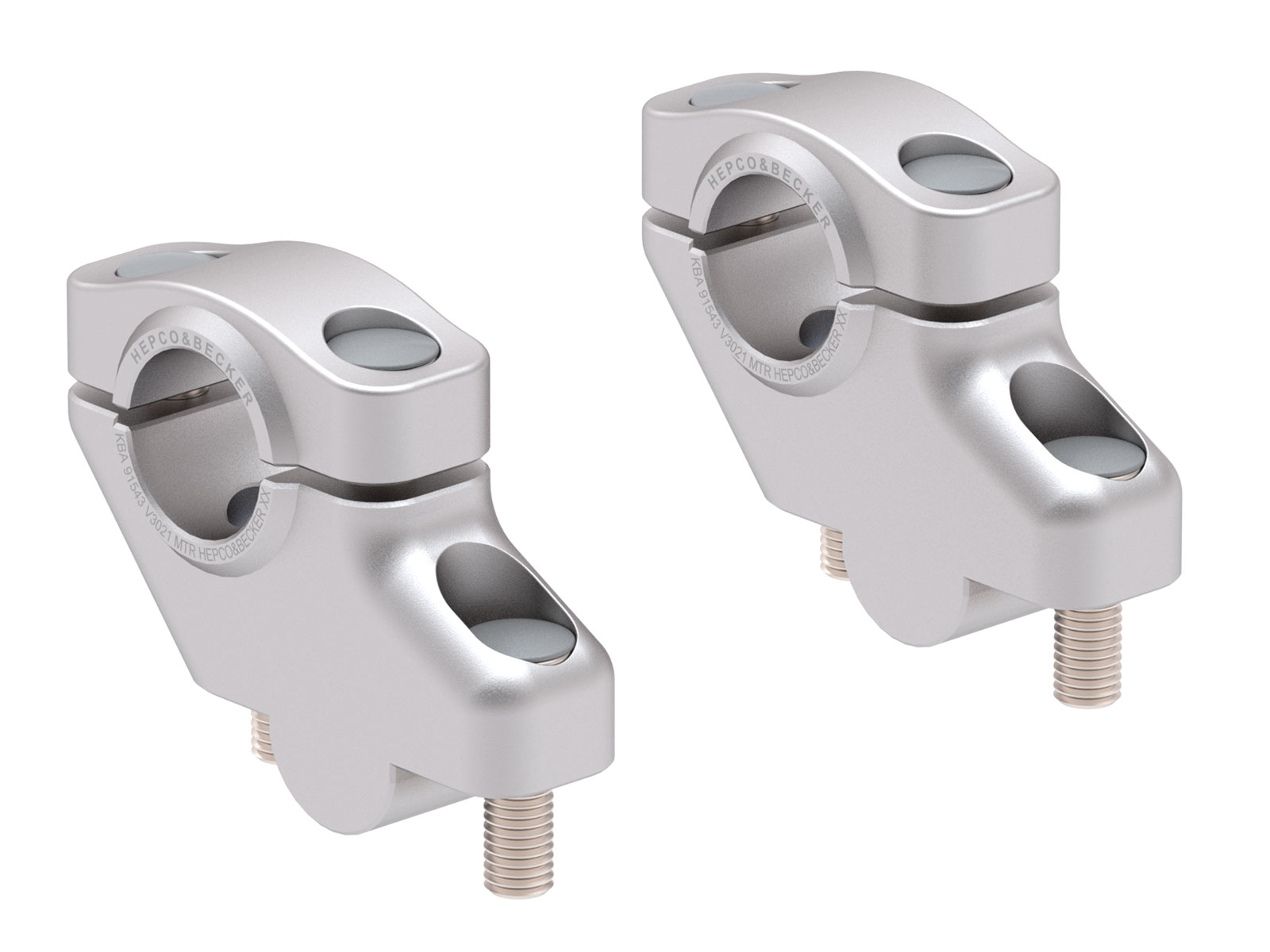 Lenkererhöhung H=30 mm mit Versatz 21 mm zurück für Aprilia Tuono 125 (17-)