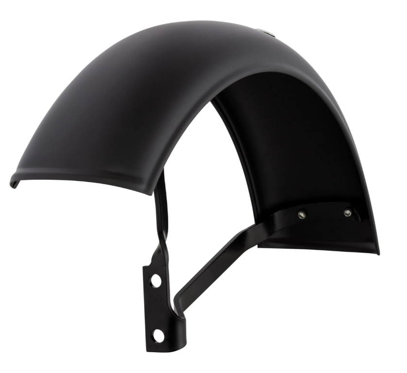 Kotflügel Garelli für Vespa PX 80-200ccm, Metall, schwarz matt