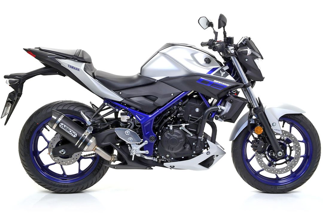 ARROW Auspuff DARK THUNDER für Yamaha MT-03 / YZF-R3 (15-)
