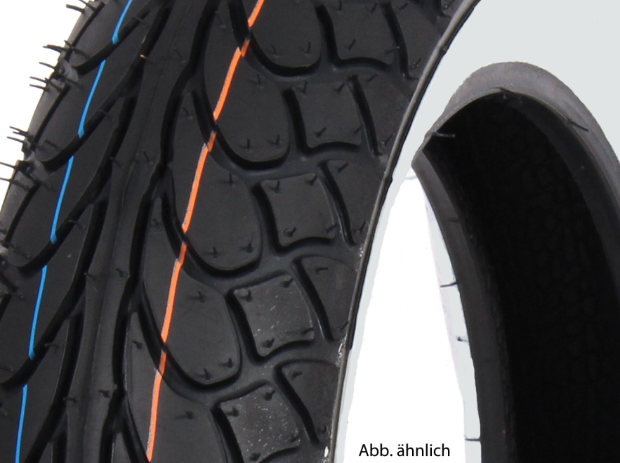 Mitas Reifen 120/70-10, 54L, TL, Weißwandreifen, MC22, hinten