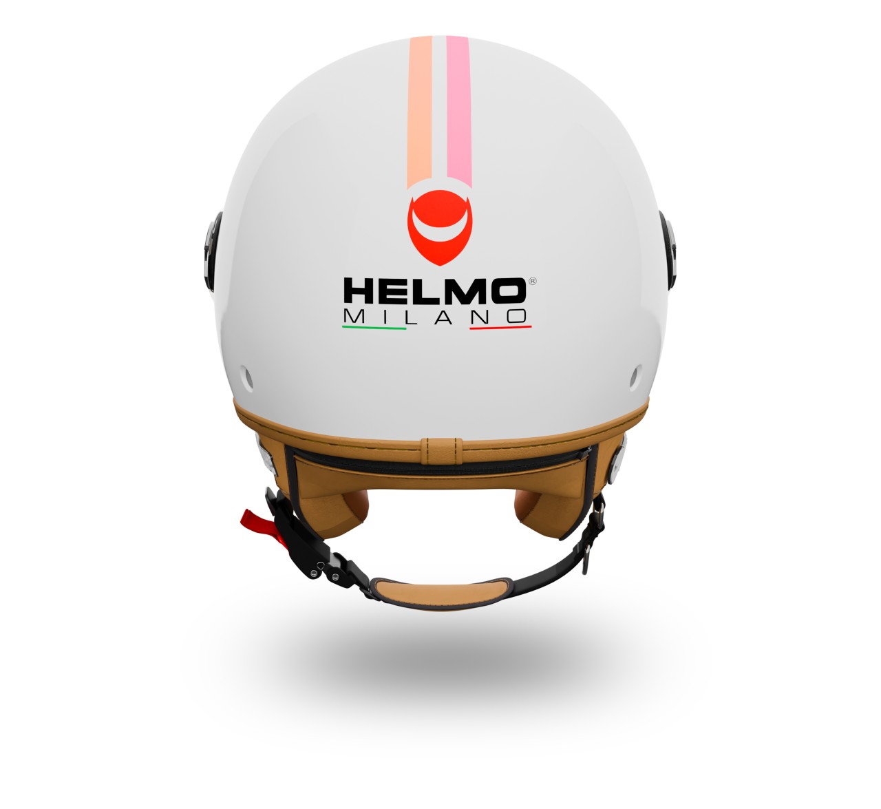 Helmo Milano Demi Jet Veloce weiß glänzend pink lady
