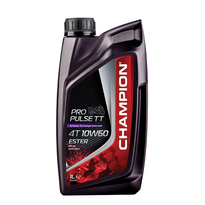CHAMPION®  Pro Pulse TT 4T 10W-60 Ester Motoröl - 1 Liter