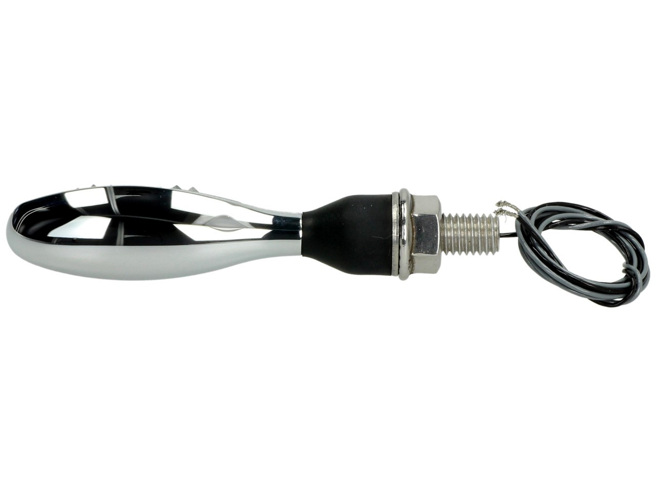 Kellermann Blinker, Micro 1000 Extreme, Stahl, LED, V/H,  L/R, 12 V, chrom glänzend, M8x20