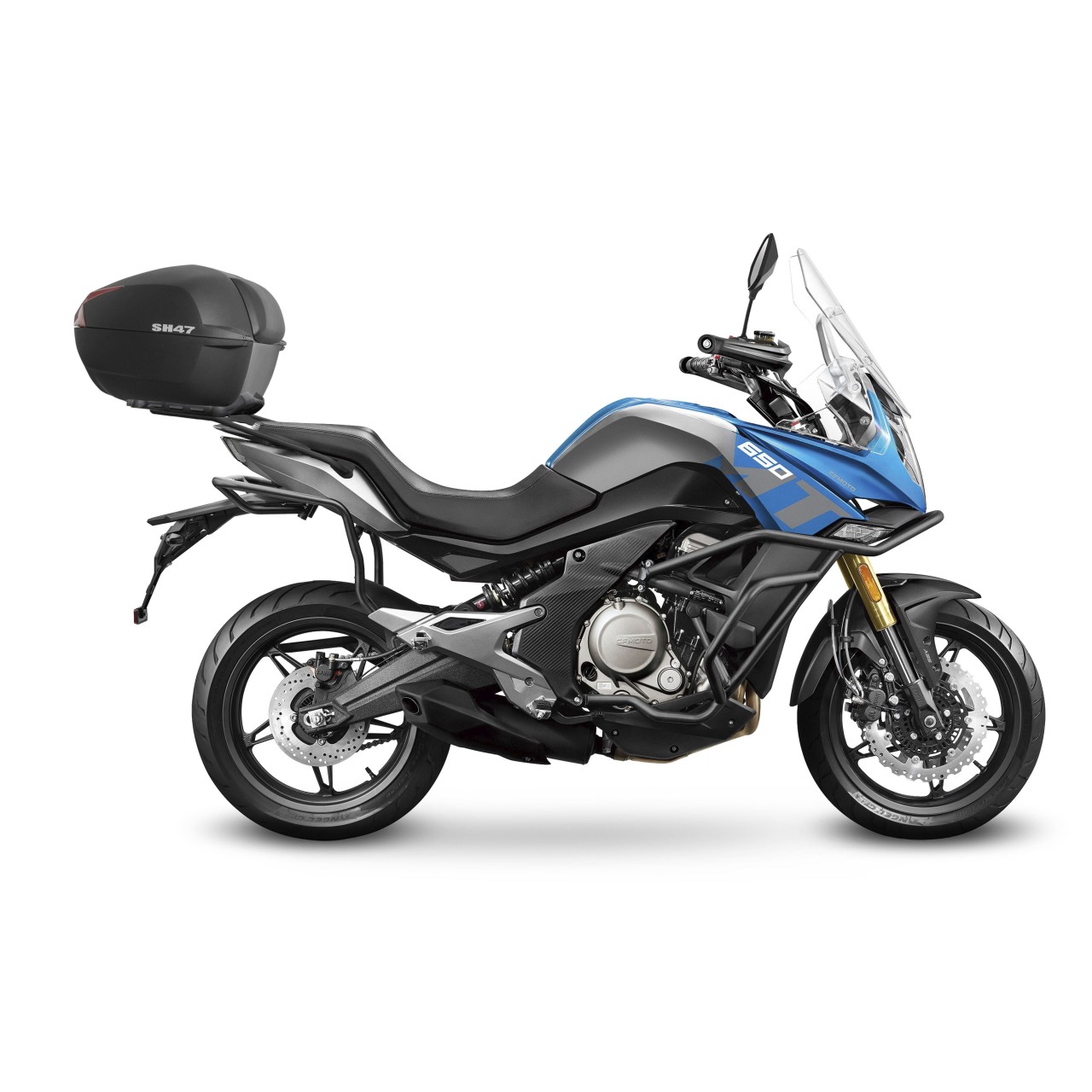 Shad Top Case Träger schwarz lackiert für CFMoto 650 MT (20-24) / 700 MT (23-24)