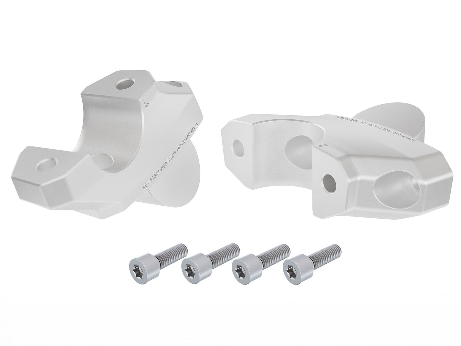 Lenkererhöhung H=32 mm mit Versatz 21 mm zurück für BMW R 1300 R (25-) Hepco & Becker