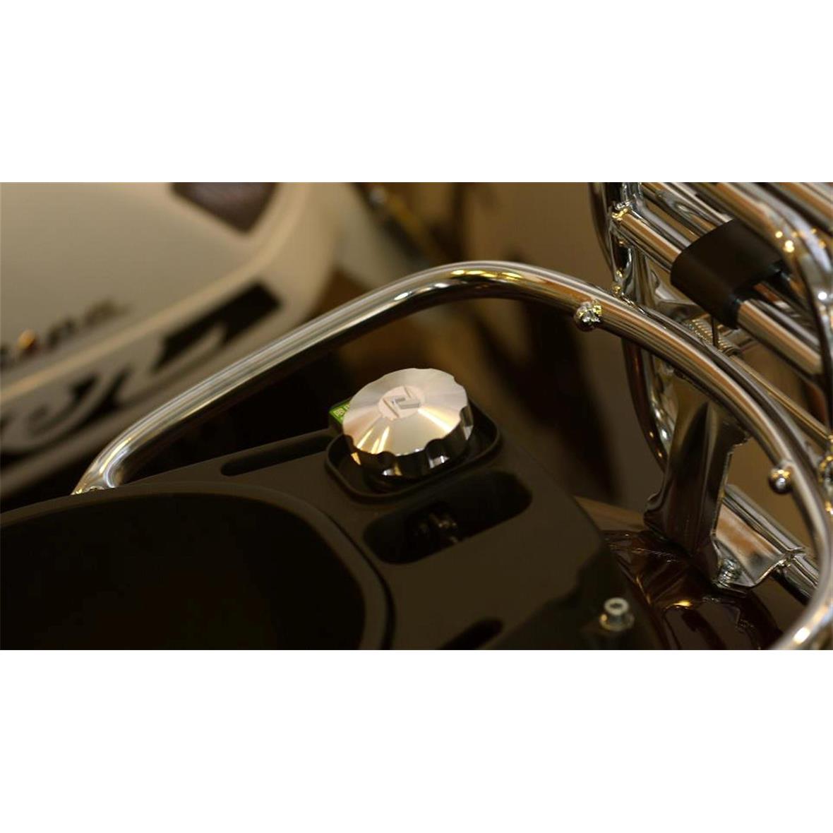 Tankdeckel silber, Zelioni für Vespa